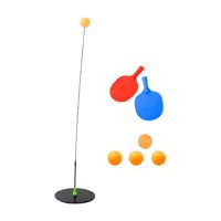 Magideal - Juego De Entrenador De Tenis De Mesa Para Niños, Paletas De Pong, Pelotas, Juguete Para Padres E Hijos, Ejercitador, Entrenamientos Deportivos, P