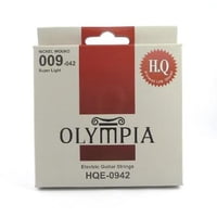 Set Guitarra Eléctrica Olympia Super-Light 9-42 Hqe-0942