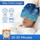 thumbnail image 2 of Gel Hot Cold Therapy Headache Migraine Relief Cap For Chemo,Sinus,Neck Wearable Therapy Wrap Stress Pressure Pain Relief Massage, 2 of 3