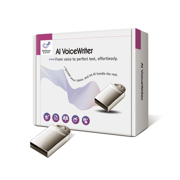 PenPower AI VoiceWriter: dictado por voz con dongle USB