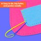 thumbnail image 4 of Kit de bolsas de costura KRAFUN My First Arts & Crafts para niños mayores de 5 años, 4 of 7