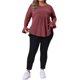 thumbnail image 2 of Agnes Orinda Conjuntos de Halloween para Mujeres Tallas Grandes Tops de Escuela Universitaria Mangas con Volantes Dobladillo Curvado Plisado Peplum Cuello en V Blusas Informales Túnica 4X Burdeos, 2 of 6