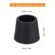 thumbnail image 2 of Uxcell 28 piezas de tapas para patas de silla, tapas de extremo antideslizantes de 5/8", protectores de suelo para patas de silla en arco, negro, 2 of 7