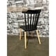 thumbnail image 3 of Silla de Comedor Windsor Negra de Polipropileno con Patas de Madera, 3 of 3