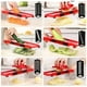 thumbnail image 4 of Cortadora Y Rebanadora De Verduras 6 Modos Diferentes Rojo, 4 of 5