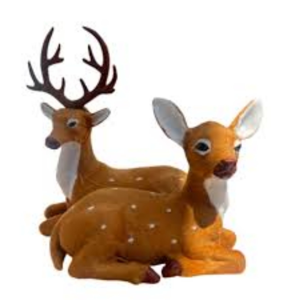 Genérico - Pareja De Renos Adorno Navidad Decorativo