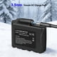 thumbnail image 3 of Paquete de baterías AERX 7,4 V 5000 mAh de polímero de litio recargable (x2), 3 of 6