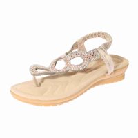 Vía Franca - Sandalia Confort Dorado Bbo