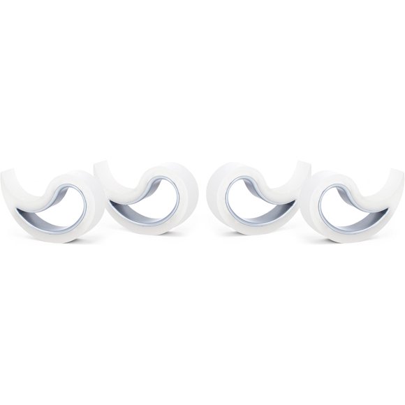 Stoppy Cuña Transparente para Tope de Puerta – Pack de 4
