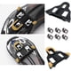 thumbnail image 3 of Calas para bicicleta de carretera para pedales de ciclismo con bloqueo Shimano SPD-SL Calas para zapatillas con sistema Shimano Sh11 (amarillas, 6 grados de flotación), 3 of 3