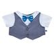 thumbnail image 1 of Chaleco Build a Bear celeste para peluche, 1 of 2