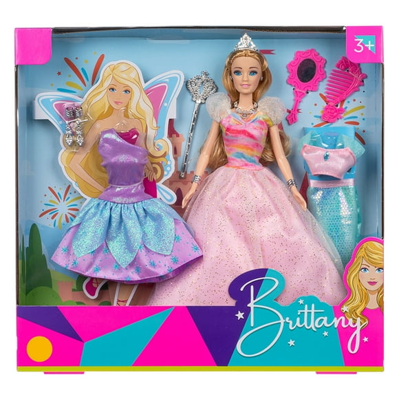Muñeca Brittany Set de Vestidos - Surtido 1 Un