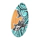 thumbnail image 2 of Tabla de skimboard de madera, de pie, para deportes acuáticos, para playa, arena, tabla de surf pequeña para principiantes, hombres, mujeres, niños y, 2 of 5