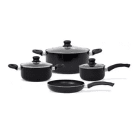 Genérico - Batería De Cocina Antiadherente, Juego De Ollas De 7 Piezas