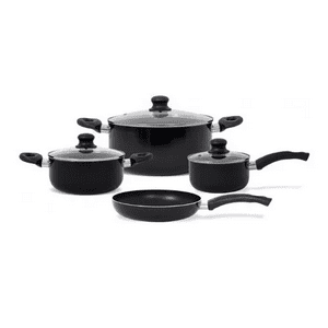 Genérico - Batería De Cocina Antiadherente, Juego De Ollas De 7 Piezas