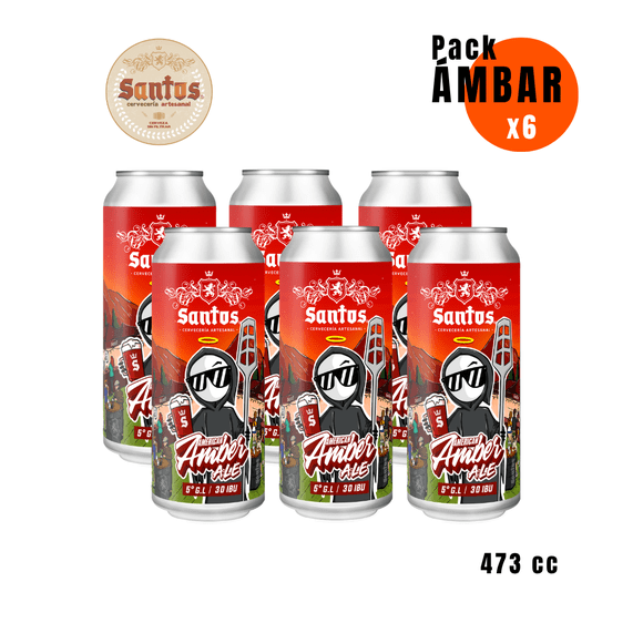 PACK 6 SANTOS ÁMBAR