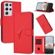 thumbnail image 1 of Funda Cartera Fibra de Carbono para Samsung Galaxy S21 Ultra con Soporte y Cierre Magnético Rojo, 1 of 6