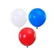 thumbnail image 3 of Set de Globos Decorativos látex Azul Rojo y Blanco 12 Pzas, 3 of 3