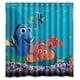 thumbnail image 1 of Cortina de ducha especial de Buscando a Nemo con diseño de tortuga y pez, juego de cortina de baño con ganchos, tamaño 66 x 72 pulgadas, 1 of 3