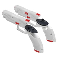 Genérico - Adecuado Para Meta Quest 3 Pistola Doble Experiencia Virtual Mejorada Para Quest 3S Accesorios Vr Gafas Mango Pistola Caso-Blanco