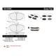 thumbnail image 2 of Pastillas Freno para auto Alfa Romeo 164 1987-1998 Delantero, 2 of 5