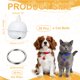 thumbnail image 2 of Uxcell 20 Conjunto de Campanas de Gato de 0.71'' Campanas de Cobre para Collares con Anillo de Llave Blanco, 2 of 7