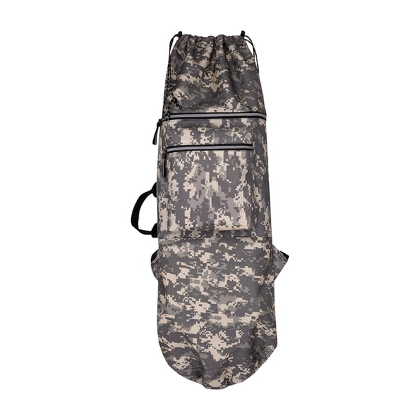Bolsa de monopatín, bolsa de transporte para Longboard, mochila plegable gruesa para monopatín, bolsa de transporte portátil impermeable para monopatí gris 84cmx32cm