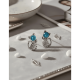 thumbnail image 2 of Aros Gatito Aquamarina Cristales Austriacos Aqua marina, 2 of 3