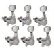 thumbnail image 1 of Clavijas De Afinación De Cuerdas De Guitarra De 6 Piezas, Clavijas De Cabezales De Máquina De Afinador 6L Plata, 1 of 5