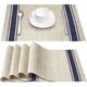 thumbnail image 2 of XmhyTop Juego de 6 Manteletes Individuales para Mesa, Hechos de PVC Resistente, Antideslizantes y Termorresistentes, Ideal para Hogares, Restaurantes y Cocinas, Estilo P, 45*30cm, Gris, 2 of 5
