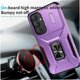 thumbnail image 3 of Funda Armada para Samsung Galaxy A55 5G con Tapa Deslizante y Soporte Magnético Giratorio Morado, 3 of 5