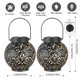 thumbnail image 5 of Farol Solar BLLTLLW Pack de 2 Negro Flor 14x16 cm, 5 of 7