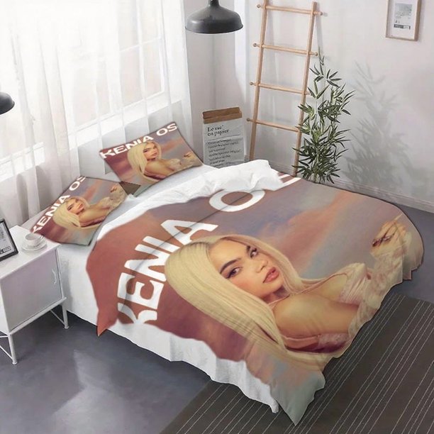 3pcs KENIA OS Themed Duvet Cover Set - Duvet Cover + Pillowcase (Core Not Included) Suitable for All Seasons