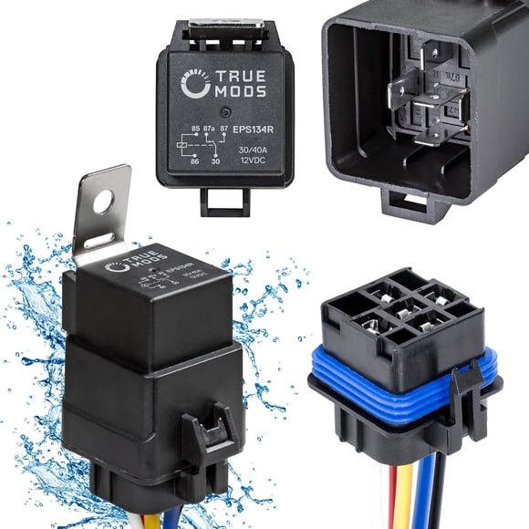 Relé ONLINE LED STORE 12V 30/40A Impermeable 5 Pines