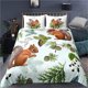 thumbnail image 1 of Squirrel Pinecone Quilt Duvet Cover Set Bedclothes Bed Linen Kids Bedroom Decor, 1 of 3