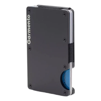 Garmento Billetera Metálica Con Clip Indestructible Rfid Negro