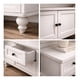 thumbnail image 4 of Rack Tv 140x34x42cm Melamina Estilo Europeo Con Patas Color Blanco, 4 of 8