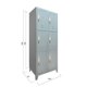 thumbnail image 3 of Locker M2-03 Ptc Gris, 3 of 5