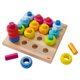 thumbnail image 1 of Clasificador de formas de anillos para clasificar y apilar HABA Rainbow Whirls, 1 of 7