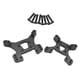 thumbnail image 5 of Soporte De Torre De Choque Trasero Delantero Para Wltoys 144001 1/14 RC Car Black, 5 of 5