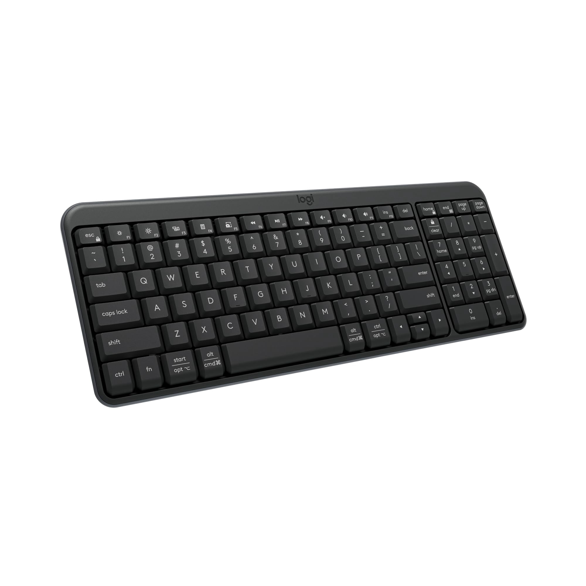Teclado Bluetooth Logitech K250 Con Teclado Numérico Para Windows/macos