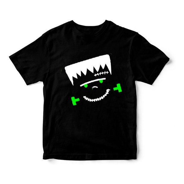 Polera Niño Adulto Halloween Frankie
