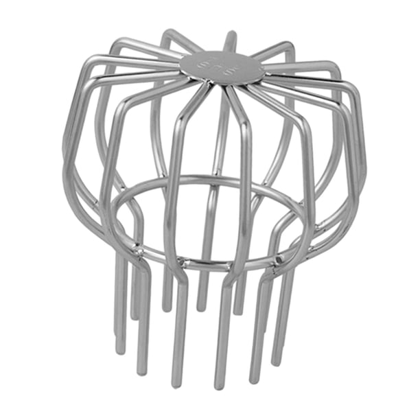 Filtro de protección para canalones, colador de desagüe, bajante de lluvia, antiobstrucción, cubierta de desagüe de techo exterior, protector de canalones, limpiador 3 pulgadas