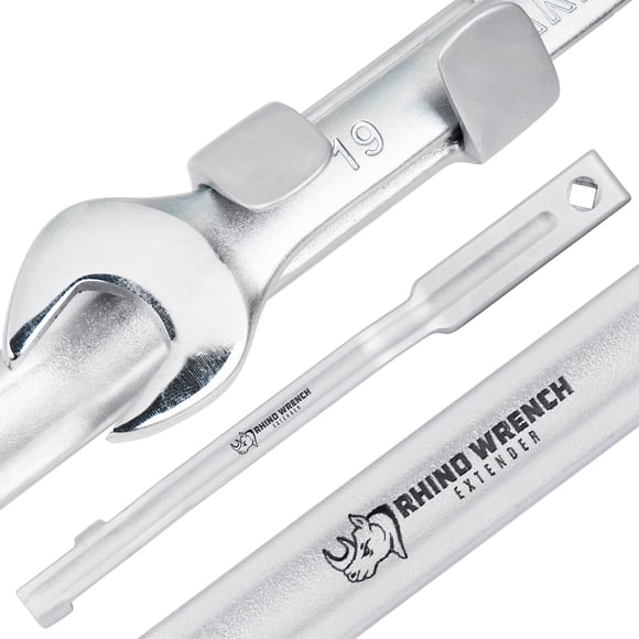 Extensor de llaves, barra de herramientas Rhino, extralarga, 38 cm, multiplicador de par