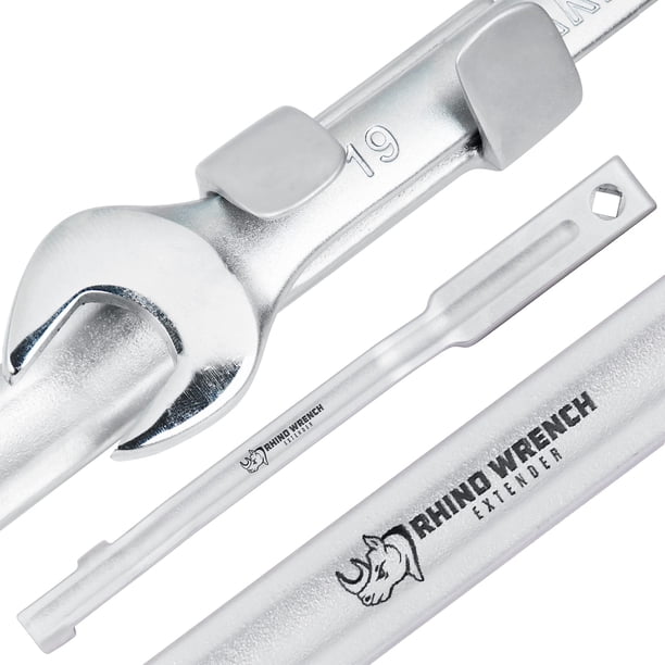 Extensor de llaves, barra de herramientas Rhino, extralarga, 38 cm, multiplicador de par