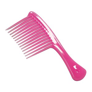 Ioensy - Peine Herramienta Para Peinar El Cabello Peine Para Peinar Con Mango Grande Para Salón De Viaje En El Hogar Rosa