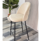 thumbnail image 2 of Taburetes Felpa Bar Deluxe Black - Beige, 2 of 3