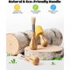 thumbnail image 2 of JUPITEARTH Set de pinceles de madera natural para niños, 6 piezas, 2 of 3