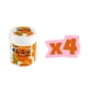 thumbnail image 5 of Pack 4 Botellas Chicle Mármol Naranja Marukawa 130 Gr, 5 of 5