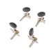 thumbnail image 4 of 2r 2l De Sintonía Botón Negro Clavijas De Afinación Para Guitarras Ukulele 4 Cuerdas, 4 of 4
